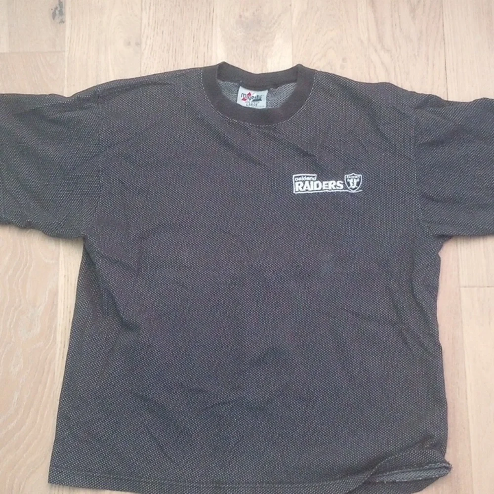 Majestic Oakland Raiders Black/Gray Short Sleeve Tee